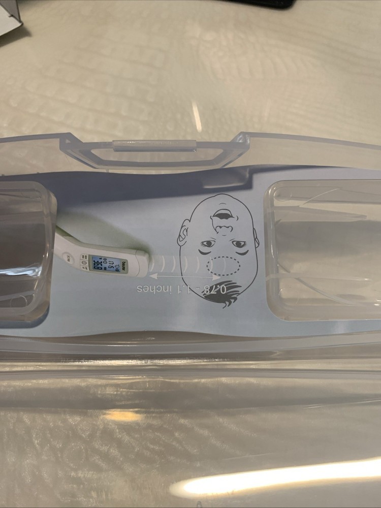 Beurer Bluetooth Non-Contact Thermometer, Forehead, Object, Room Temperature,...