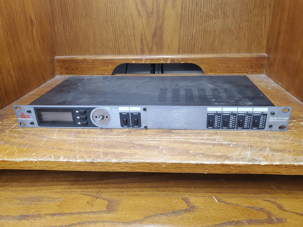 dbx ZonePRO 640 6x4 Digital Zone Processor