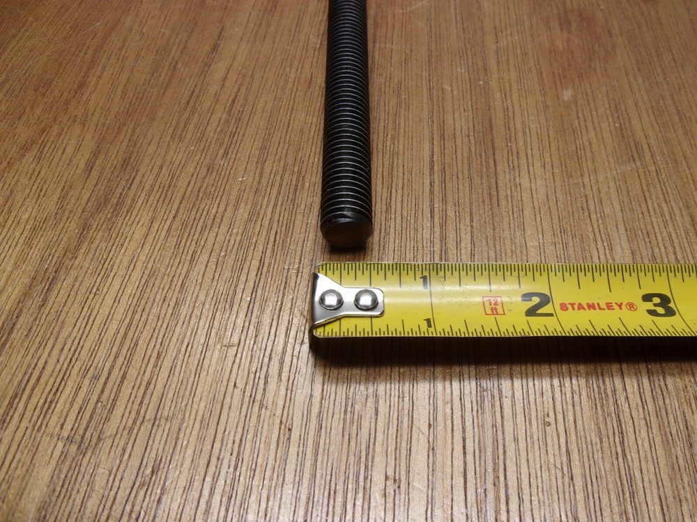 1/2-13 X 12" LEFT HAND Fully Threaded All Thread Rod Low Carbon Plain Steel LH