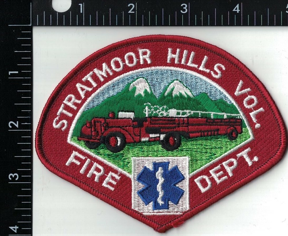 Stratmoor Hills Vol. Fire Dept. Firefighter Patch