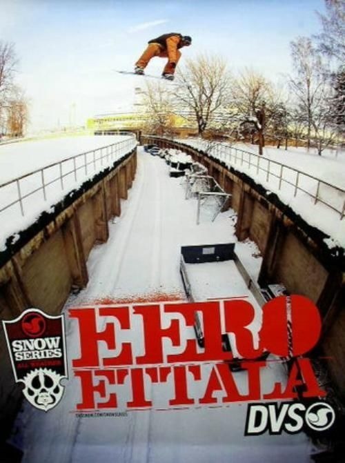 DVS 2006 snowboard Eero Ettala 2 sided poster ~MINT CONDITION~!!