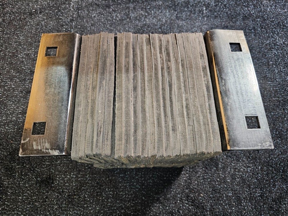 Extra-Thick Laminated Loading Dock Bumper 12" x 10" Recycled Rubber