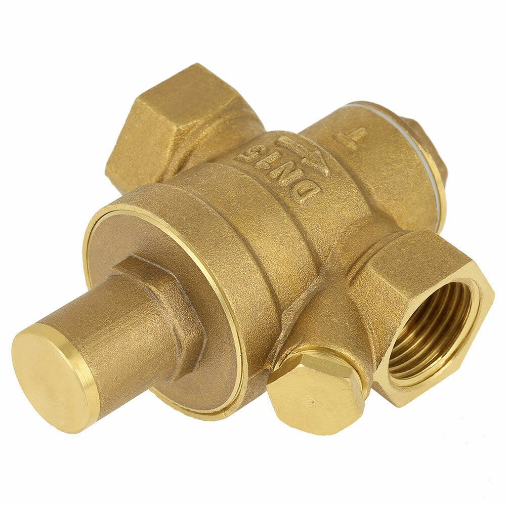 Brass Pressure Reducing Valve DN15 1/2 Inch 1.6MPa Adjustable for Water Systems