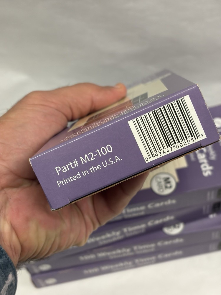 Lathem M2 Time Card For Model 2121 (6 BOXES)