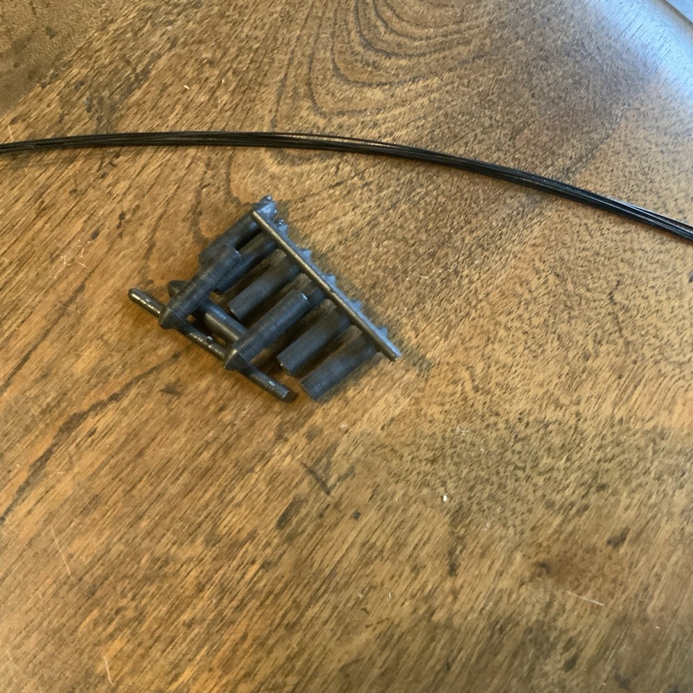 RC Airplane Control Surface Cables with Plastic Pass Through Guides