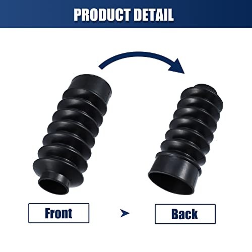 2 Pcs Motorcycle Front Fork Guards Covers Shock Absorbers Boots 39mm
