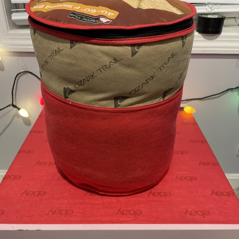 Ozark Trail Warm Weather Sleeping Bag Red 40-60 degrees