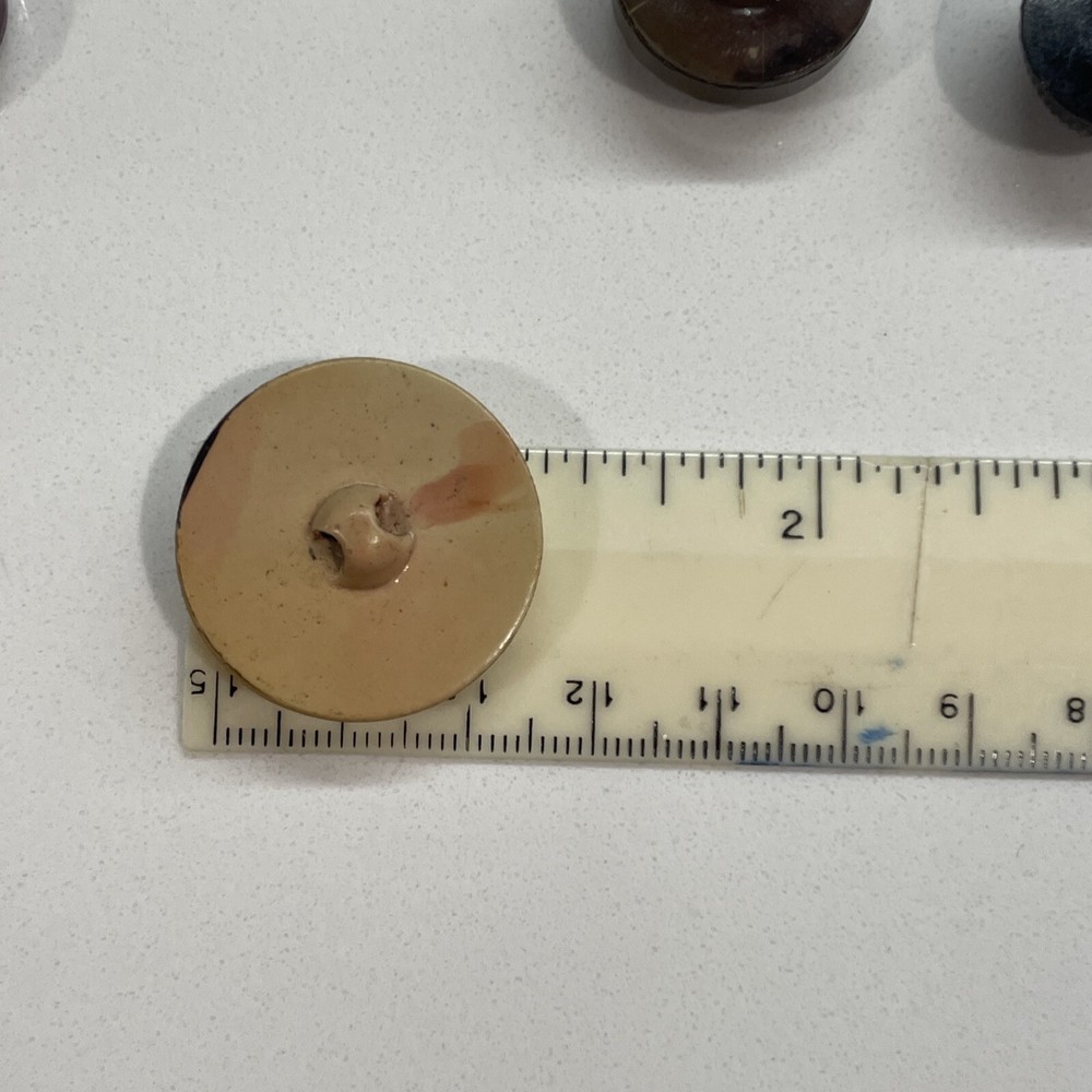 Vintage Hollow Celluloid Buttons Large Lot