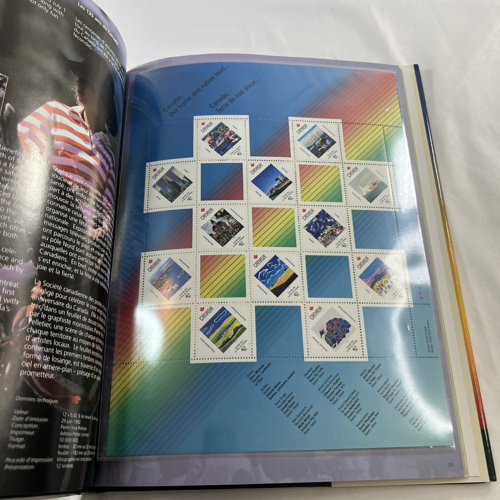 1992 Canada Post Yearbook Annual Official Stamp Issues - COMPLETE & MNH Set