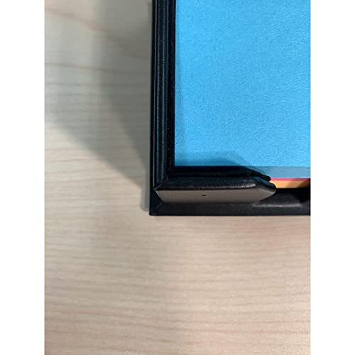 A1075 Black 3" X 3" Leather Note Ho