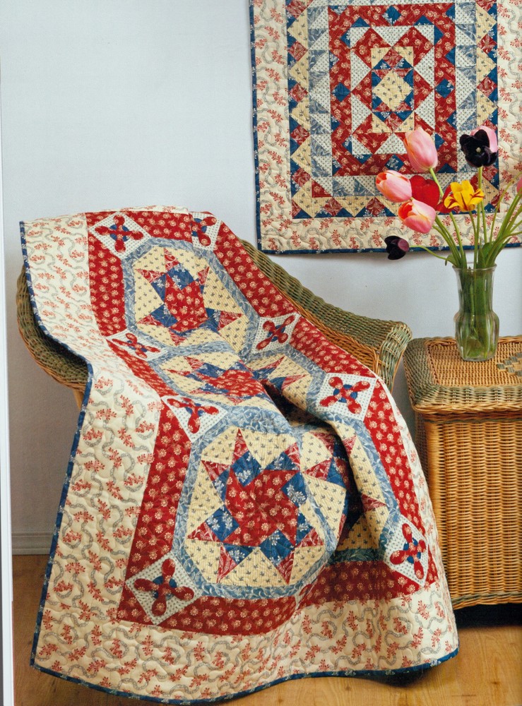 Twice as Nice Quilt Designs w Scrap-Saving Patchwork Quilting Pattern Book NEW