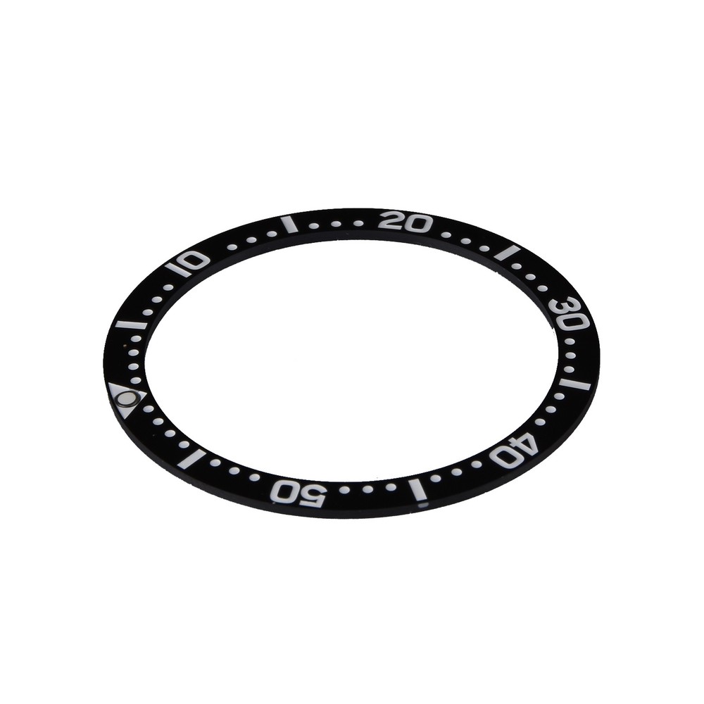38mm Flat Luminous Ceramic Watch Bezel Replacement For SKX007/009/011 Series