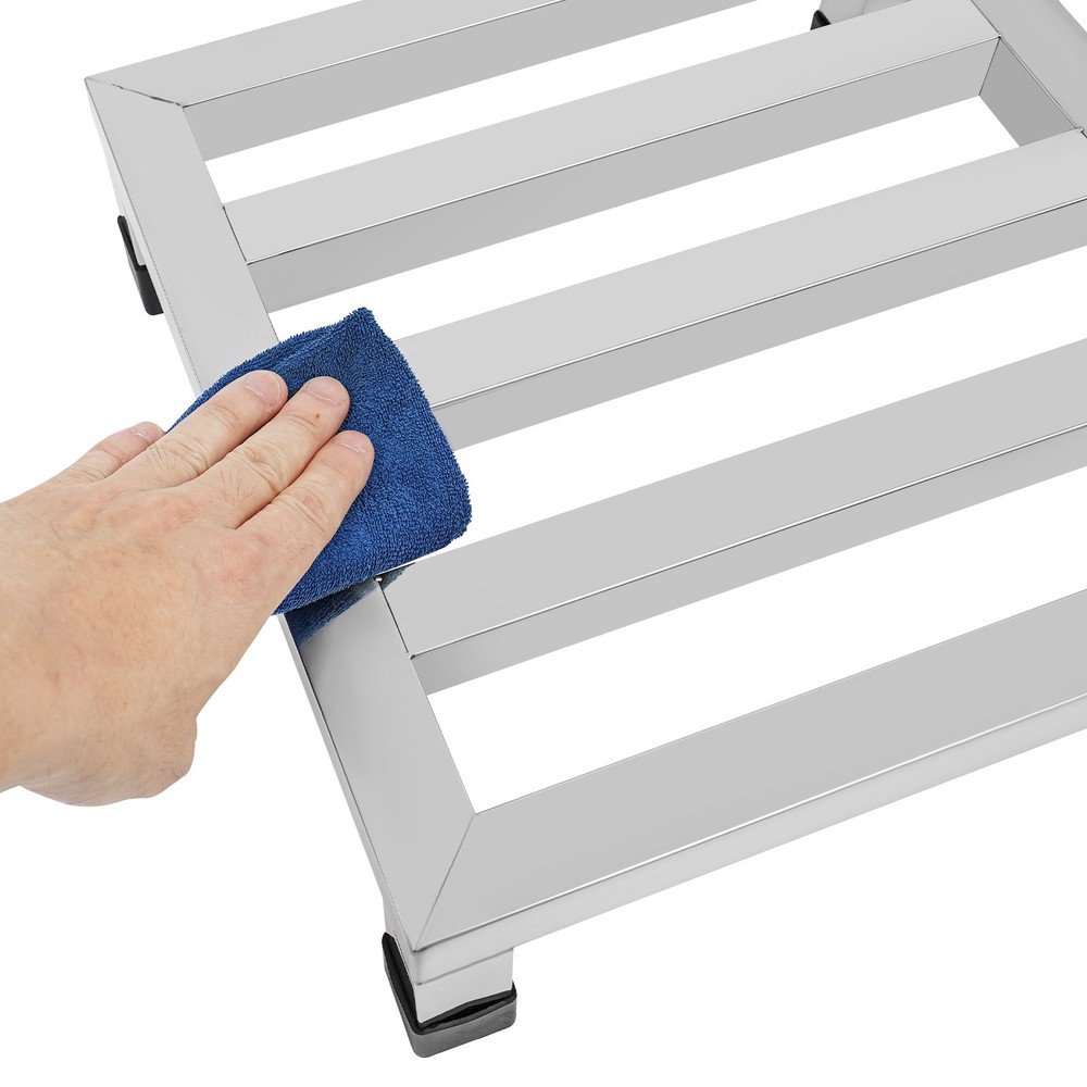 3-Piece Stainless Steel Shelf Set, 700 Lbs Capacity, Rust-Resistant Storage