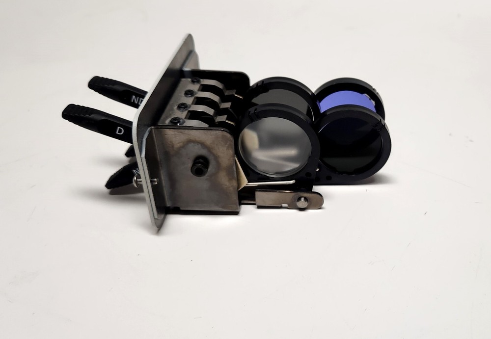 Nikon Eclipse E800 / E1000 Built In Filter Set Module, Filters: NCB11 ND8 ND32 D