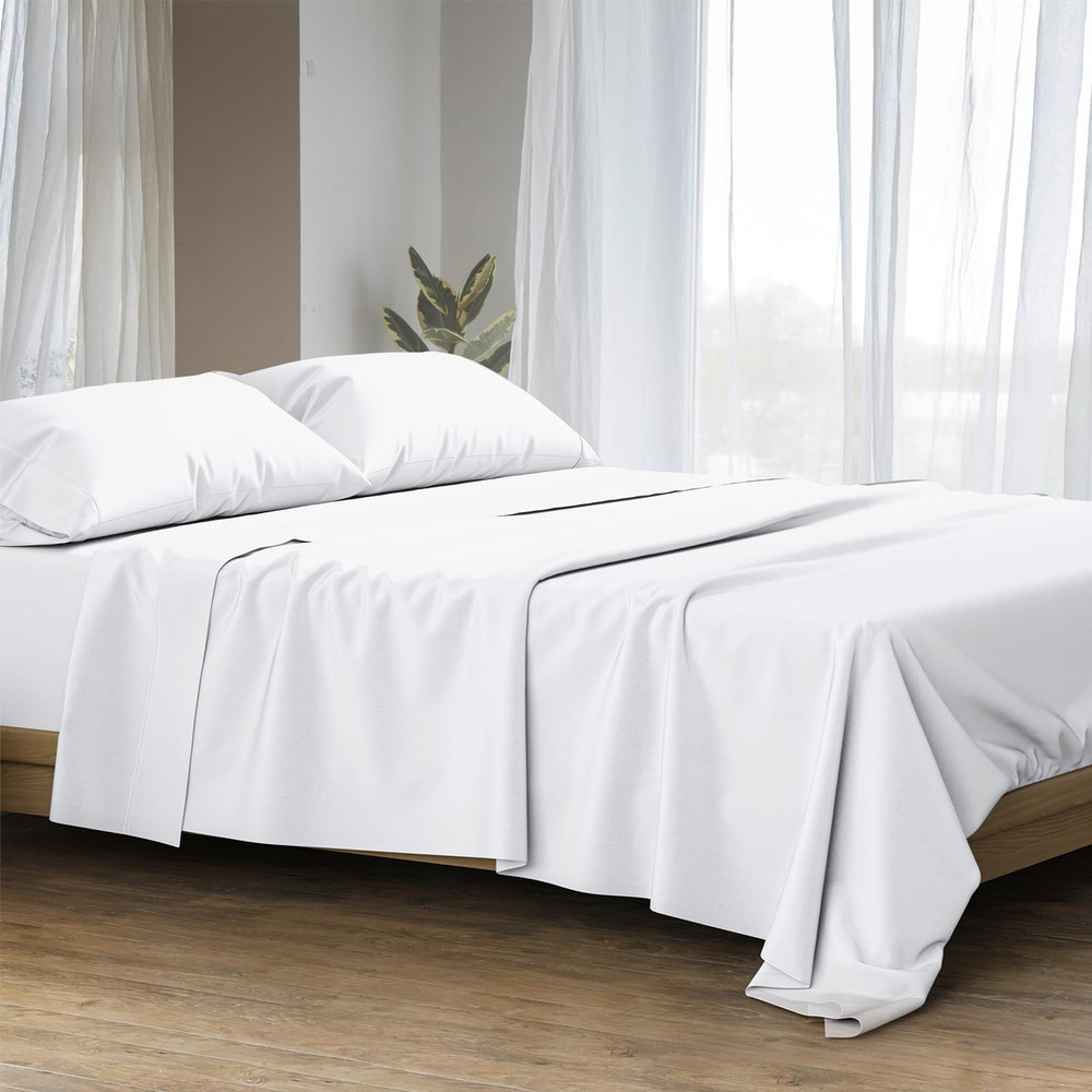 King Sheets Set Egyptian Cotton - 1500 Thread Count 4 PC Egyptian Cotton Sheets