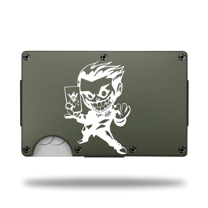 Custom Laser Engraved Wallet - CHIBI JOKER - GREAT GIFT WALLET