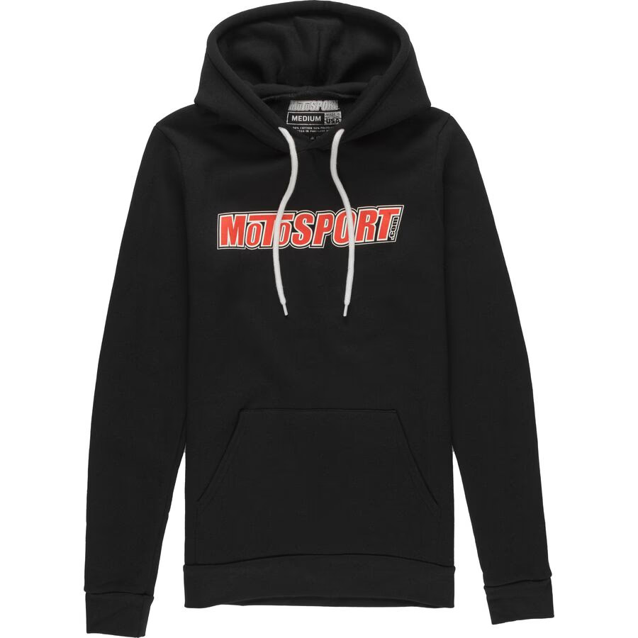 MotoSport Logo Pullover Hoody - Black, Small