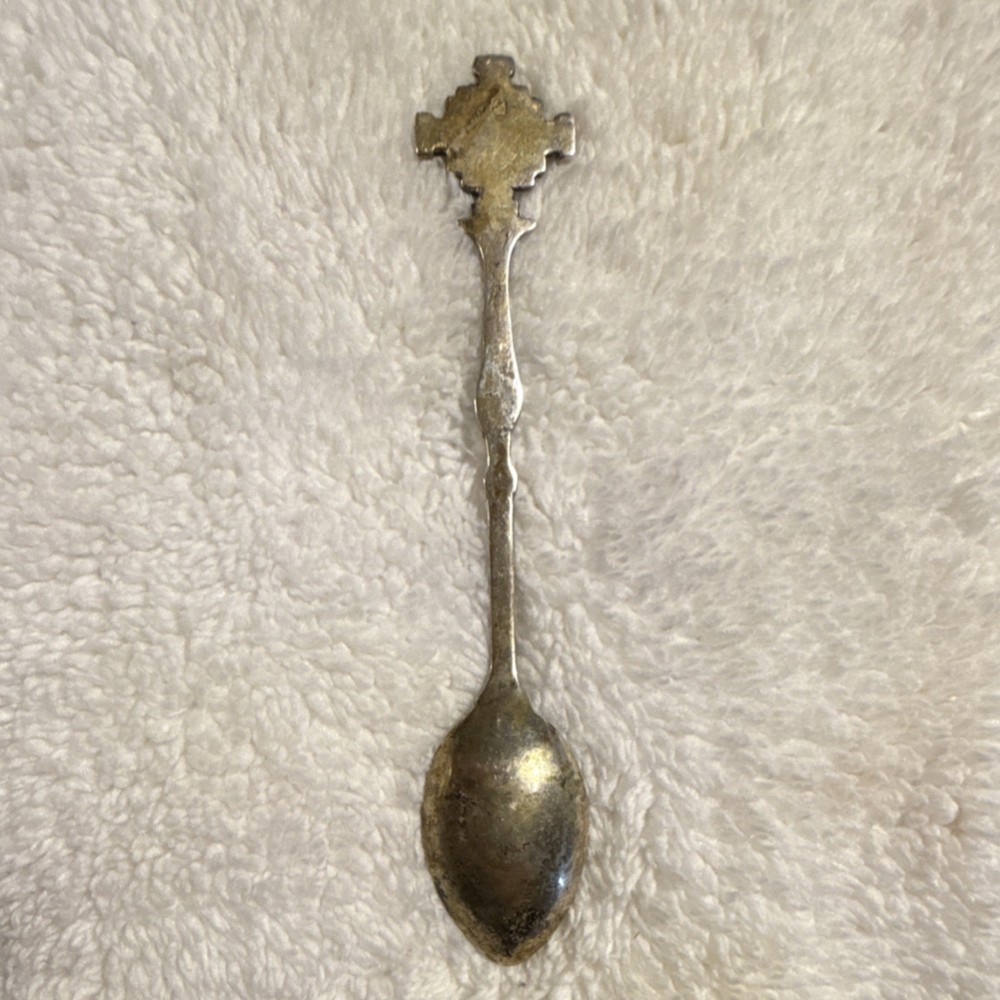 Jerusalem Cross .800 Silver Souvenir Spoon