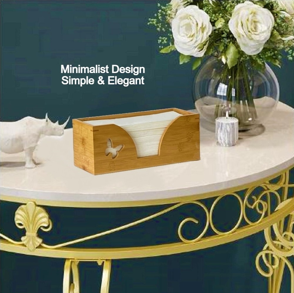 C-fold Paper Towel Holder in Natural Bamboo