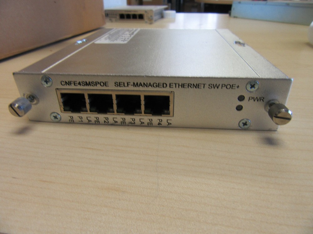 Comnet CNFE4SMSPOE 4-Port Ethernet Self-Managed Switch (PoE+)