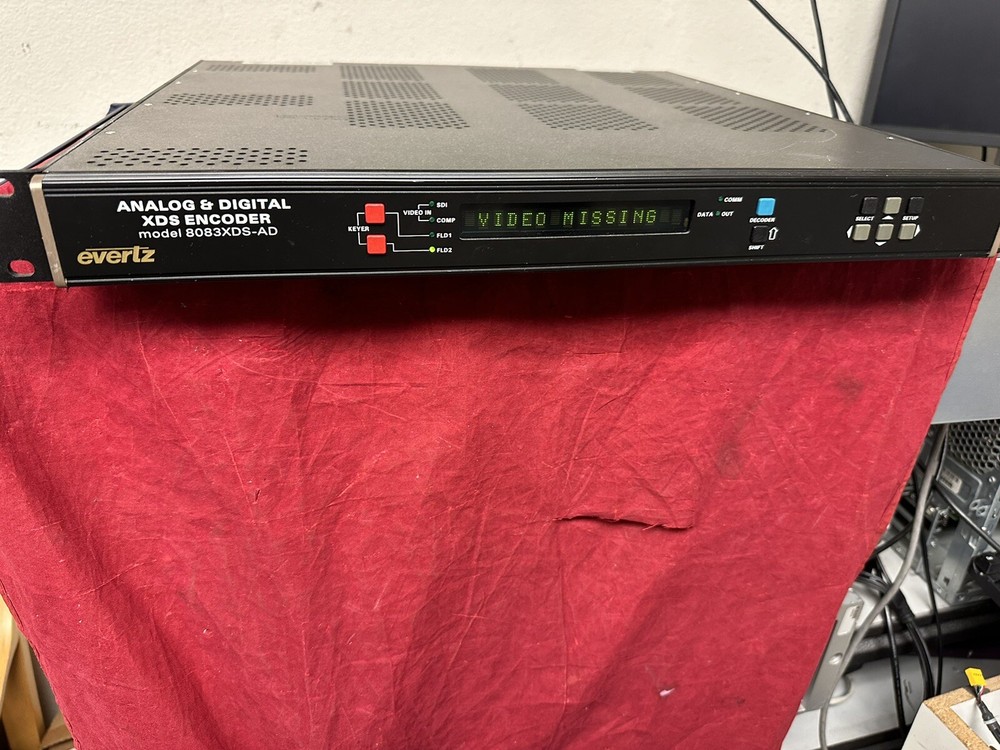 Evertz 8083XDS-AD XDS ENCODER Digital Signal Distribution and Processing