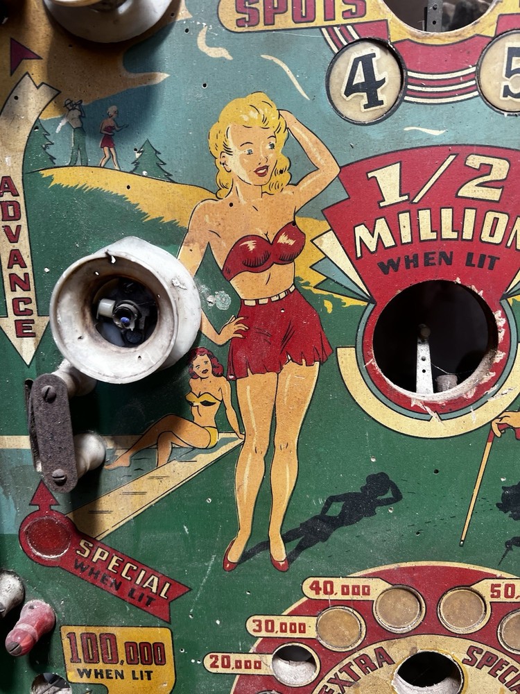vintage pinball machine Board Table