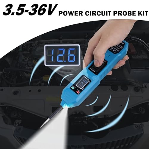 Blue Multifunctional Car Circuit Tester - Component Activation Electrical Tester