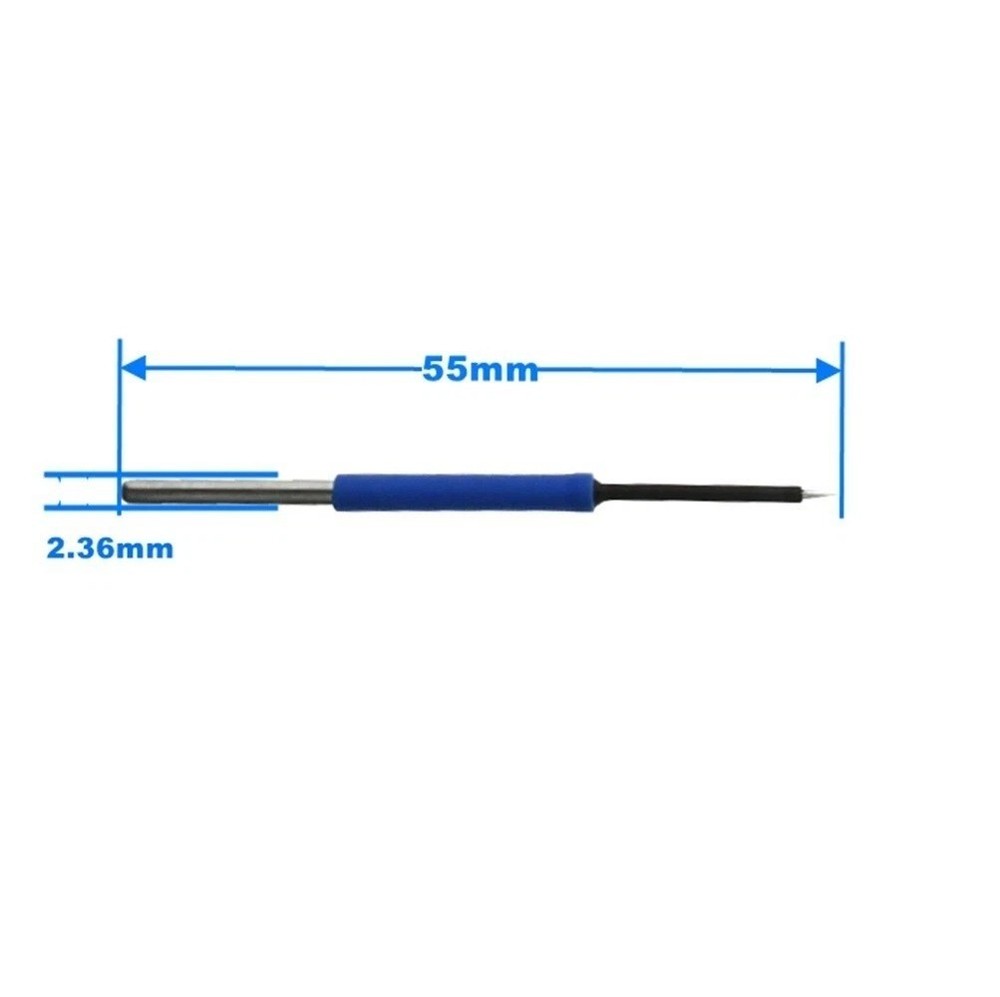 5Pcs Tungsten Needle Arthroscopic Electrodes Electrosurgical Cautery Tips 55mmc