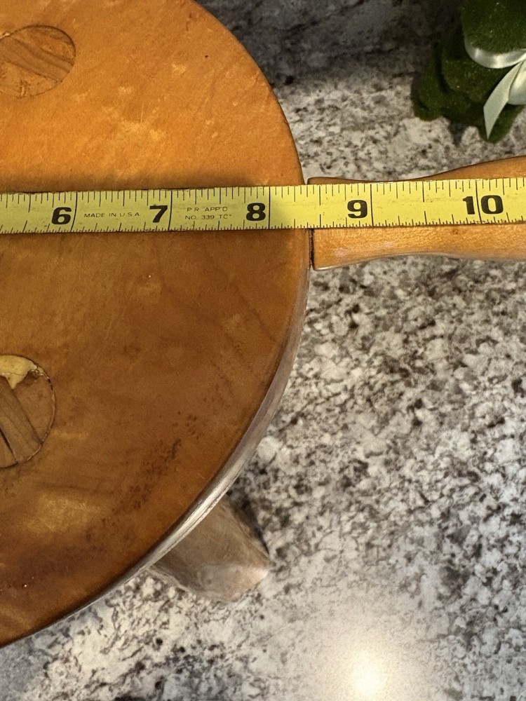 VTG. Solid Wood Milking Stool/plant Stand