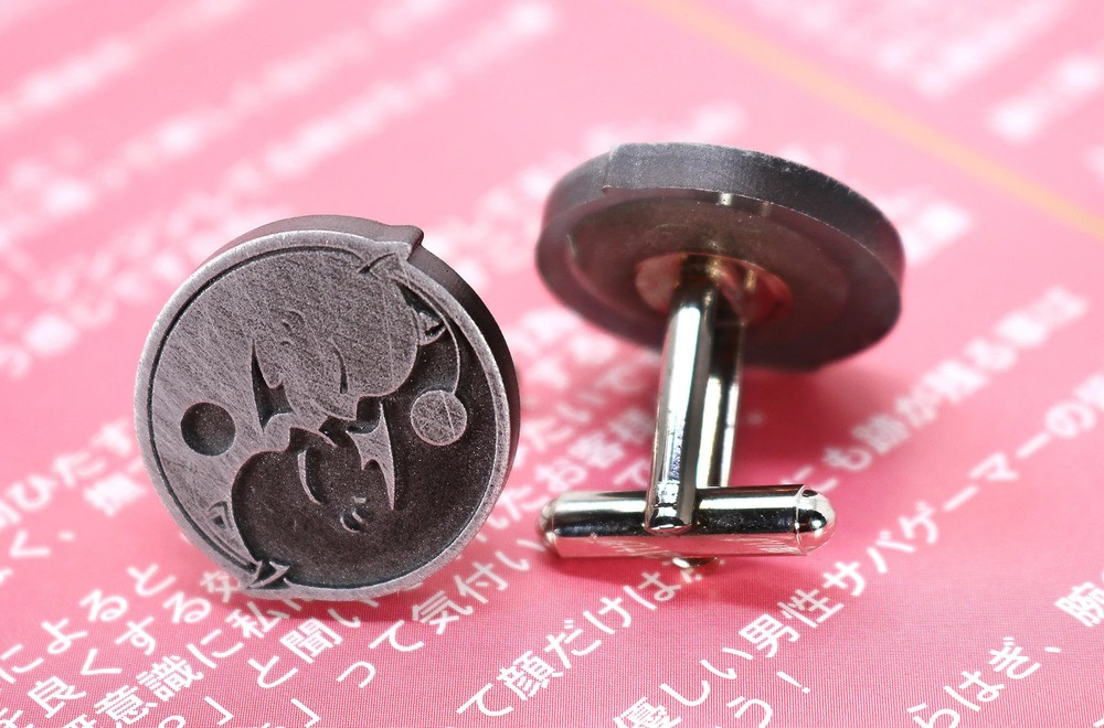 Moogle Yin & Yang Cufflinks - Final Fantasy