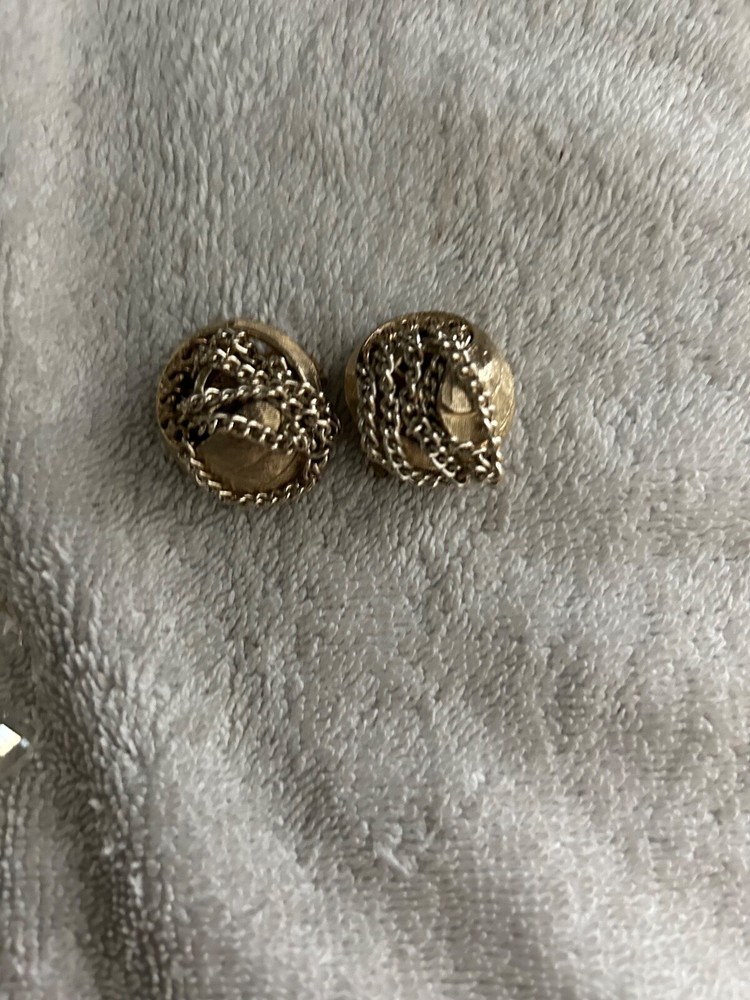Vintage ART Clip Earrings