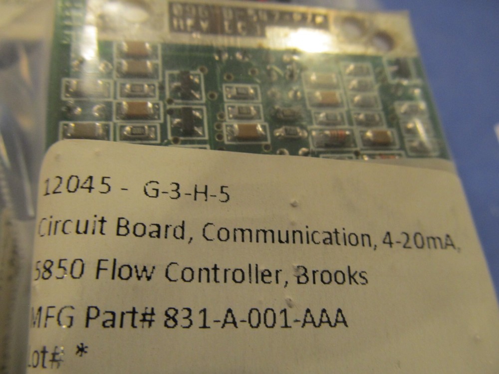 Brooks Instruments Flow Controller Communication Circuit Board 4-20mA 5850, 831A