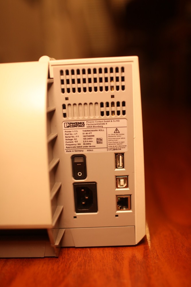 Phoenix Contact 5146477 Thermomark Roll Thermal Transfer Printer