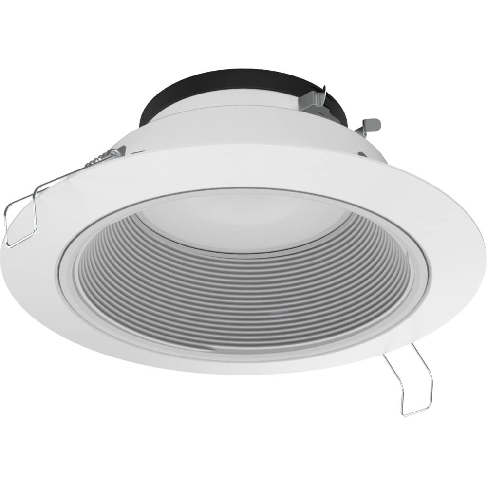Juno JPDZ6JB RDB1 WWH M6 Podz Canless LED Downlight, Switchable, Matte White