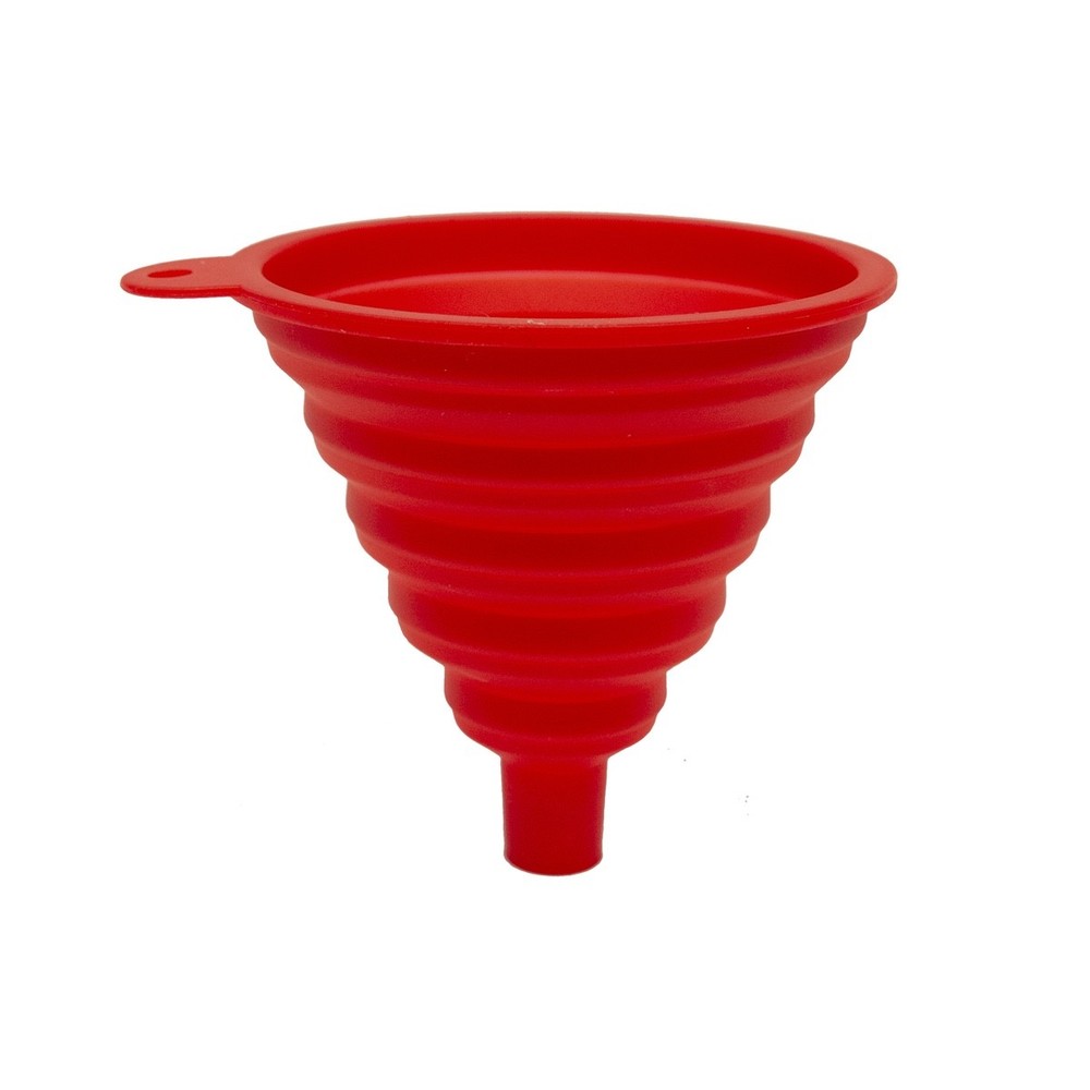 Collapsible Silicone Cooking Funnel Bottle Fill Tool Foldable Kitchen Accessory