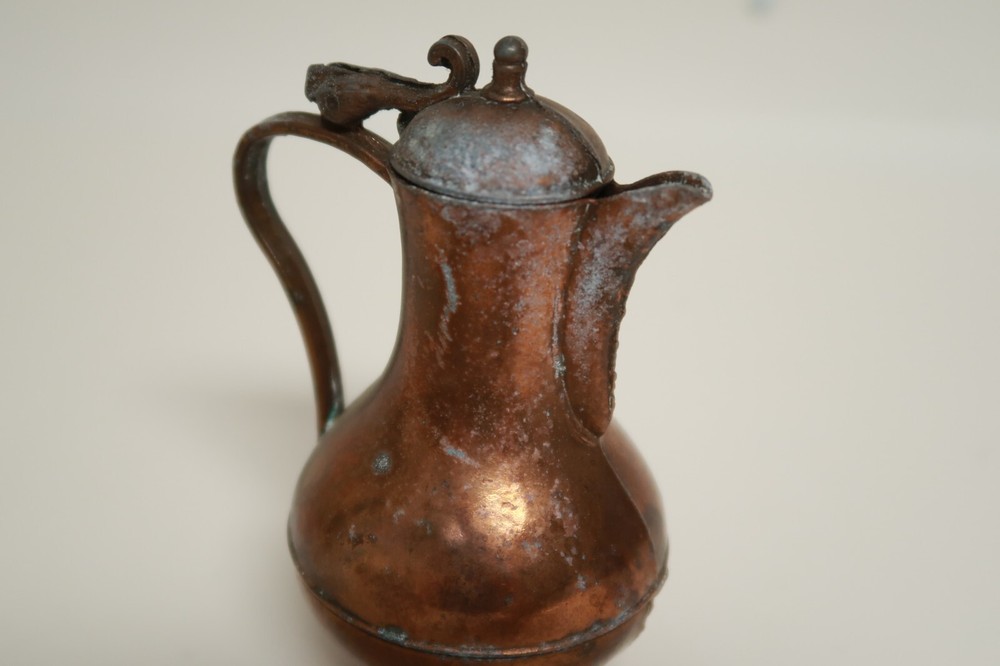 Small Pitcher 4.5" Tall Artistic Bronze Colored Decorative