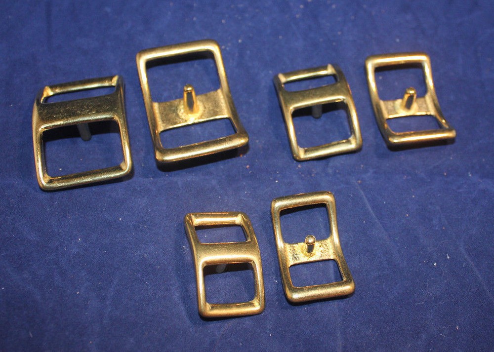 Conway Buckles - Assortment - Solid Brass - 16 pieces (F143)