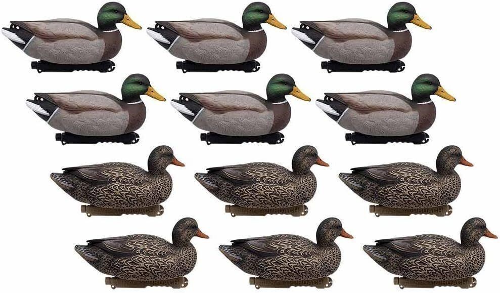 Last Pass Mallard Floaters Decoy 12 Pack Rugged One-piece Design Same Rugged