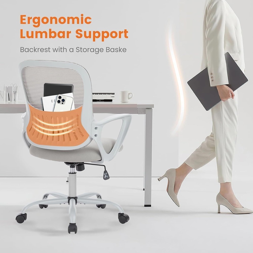 Office Computer Desk Chairs Managerial Executive Chair Comfortable Rolling Work