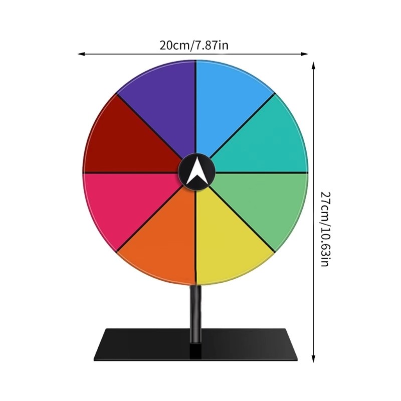 Practical Desktop Fortune Wheel Accessory for Shows and Gatherings Daily Use