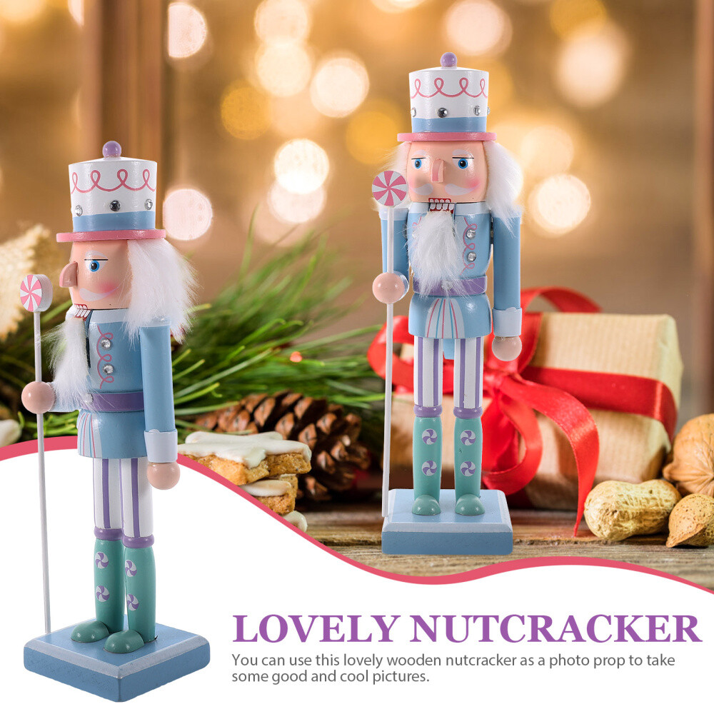 Nutcracker Christmas Decor Pastel Nutcrackers Figurine Collectors