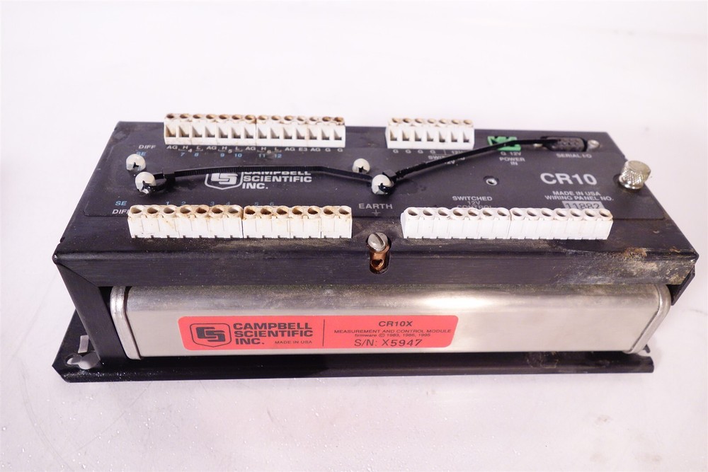 Campbell Scientific CR10X + Wiring Panel