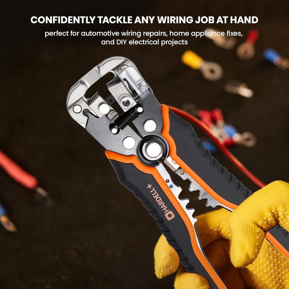 + Wire Stripper Tool, 3-in-1 Automatic Wire Stripper, Self Adjusting Wire Cri...