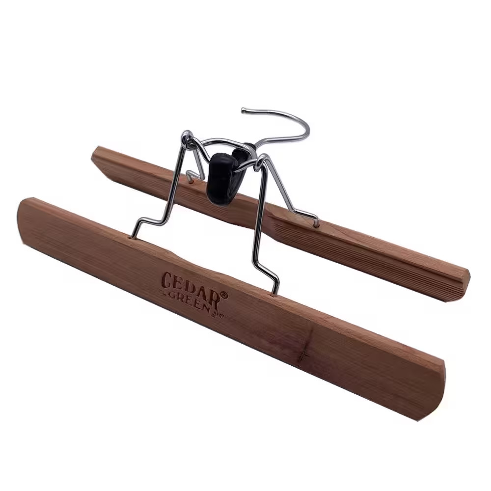 Cedar Cedar Pants Hangers 8-Pack