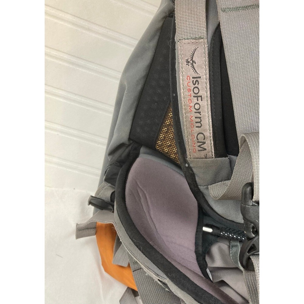 Osprey Aether 70 Hiking Pack Orange Gray M Backpacking Outdoors Trek - MODIFIED