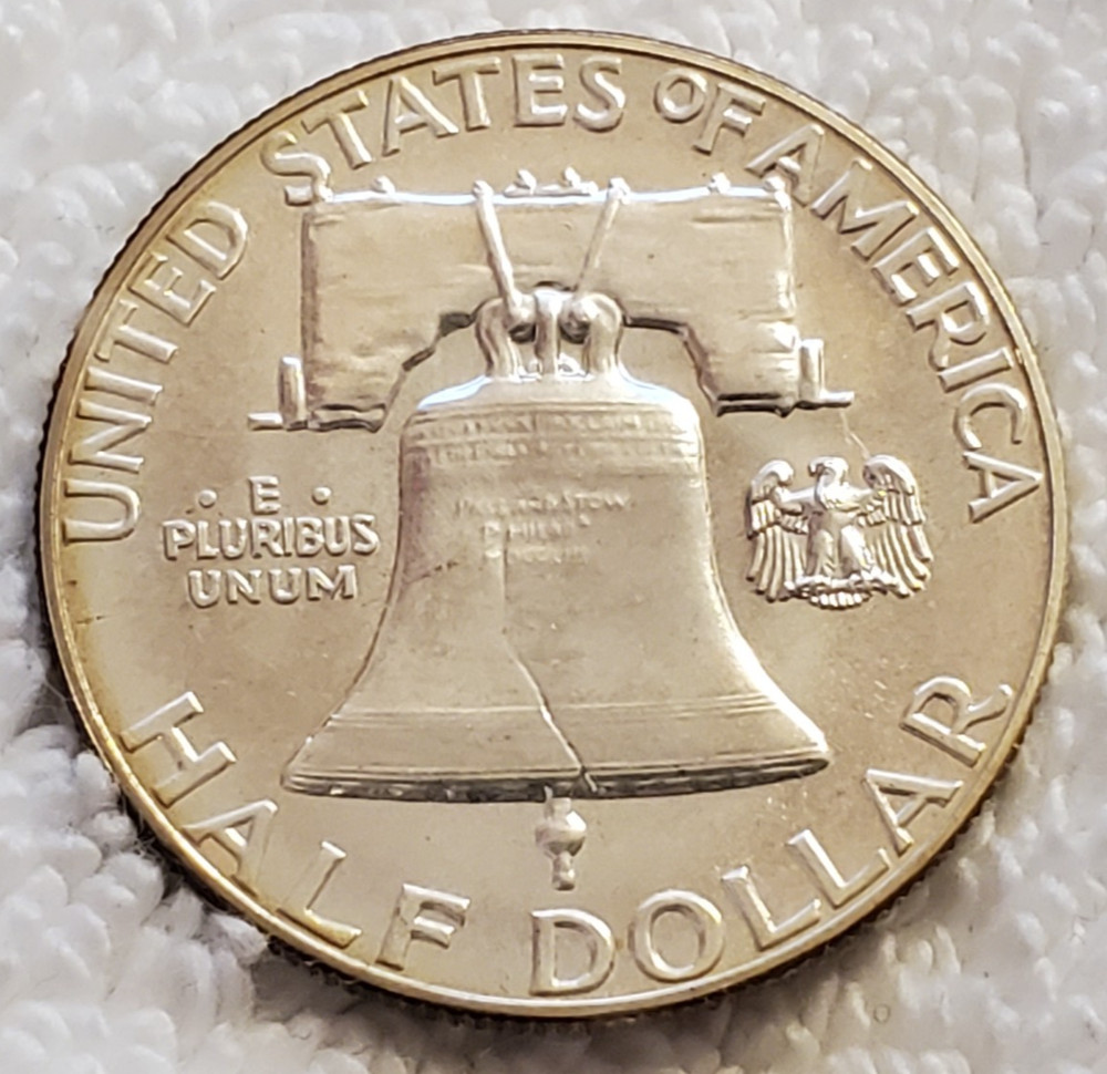 1959-Philadelphia Franklin Half Dollar (Proof), 90% Silver