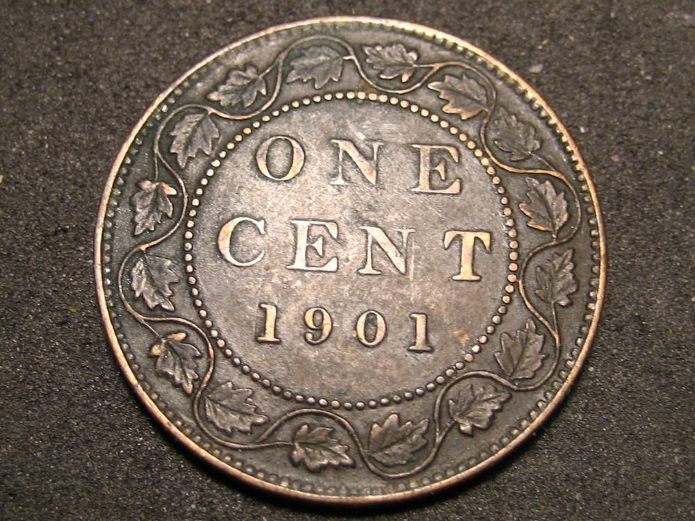1901 Canadian Large Cent