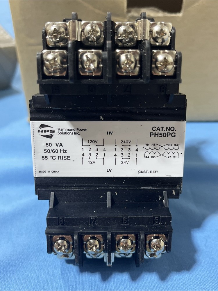 New Open Box HAMMOND POWER SOLUTIONS PH50PG Control Transformer