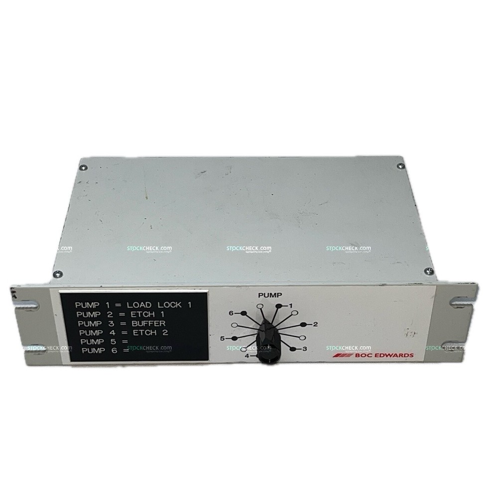 Edwards NRY0190412 IGX Pump 6xPDT Switch Box
