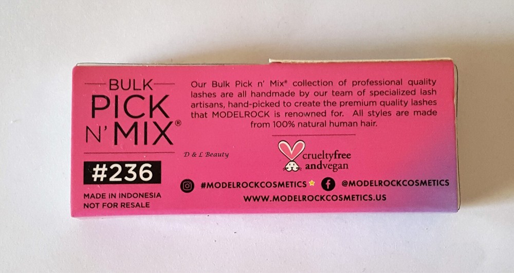 Model Rock Lashes in Style #236 - Handmade - New In Box